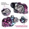 HobbyPark LCG Complete Transmissions Gearbox for 1/10 RC Crawler SCX10 SCX10 II | Low Center of Gravity, Lightweight Design, Hardened Steel Gears | Ideal for Custom LCG Builds (Colorful Splash) view 3