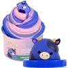 Original Squishmallows Ingrid The Cow Premium Cloud Slime, Blueberry-Scented, 8 oz., Storage Container with Figurine Topper, Rubber Charm, Goodie Bags Stuffers, Kids Party Favors, Sensory Toys view 1