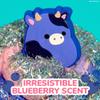 Original Squishmallows Ingrid The Cow Premium Cloud Slime, Blueberry-Scented, 8 oz., Storage Container with Figurine Topper, Rubber Charm, Goodie Bags Stuffers, Kids Party Favors, Sensory Toys view 3