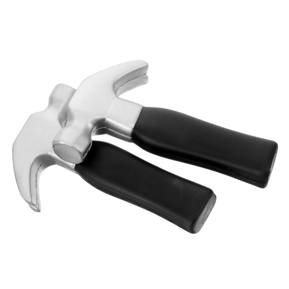 TOYANDONA 2Pcs Hammer Lightweight Safe Knocking Plaything Small Simulation Hammers for Party Favors Educational Tool for Boys