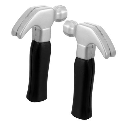 ifundom 2Pcs Hammer Small Lightweight Simulation Hammers Safe Non Breakable Pounding Tools for Birthday Party Props Playset for Boys