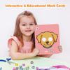 26 PCS Alphabet ABC Flash Cards with Animal Masks, Giant Colorful Alphabet Mask Cards, Interactive Education Games, Learn Letters, English Phrases view 3