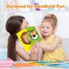 26 PCS Alphabet ABC Flash Cards with Animal Masks, Giant Colorful Alphabet Mask Cards, Interactive Education Games, Learn Letters, English Phrases view 4