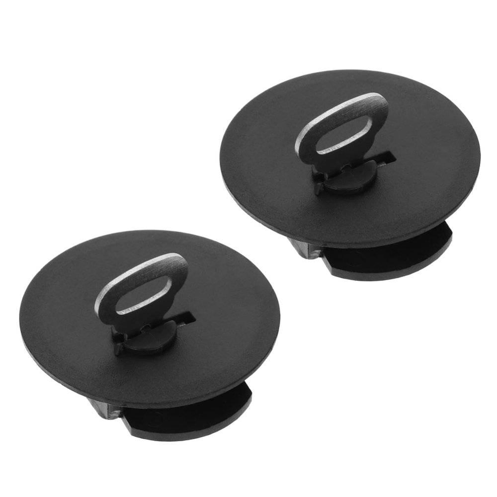 BUTIFULSIC 10PCS Plastic Lock Piggy Bank Stoppers Replacement Plugs for Coin Saving Box Lock Head Family Friendly Money Saving Box Accessories Black