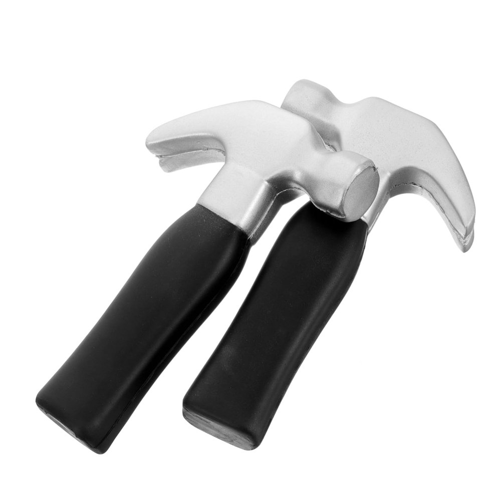 Beaupretty 2Pcs Small Hammer for Party Supplies Comfortable Grip Game Props Safe Pounding Tools for Birthday Holiday Parent Interaction and Educational Use