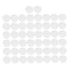 Abaodam 50Pcs Rattle Accessories Plastic Noise Maker Rings Insert for Sensory Development Hand Eye Coordination and Stroller Carrier Use view 2