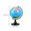 ifundom Large Desktop World Globe with Stand High Definition Geographic Tabletop Globe for Adults for Home Office School and Classroom Learning Explorers and Geography Enthusiasts view 2