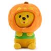 Disney Store Official Mini Mix-Its Plushies  Halloween Pooh - Cute Stuffed Animals - Mix & Match Detachable Hats - Hook and Loop Strap - Plush Toys for Kids and Collectors, 7 Inch view 1