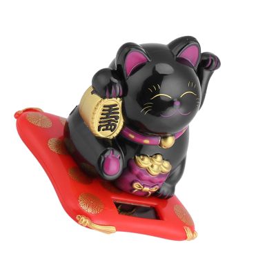 Fabater Wood Golf Cat Good Luck (Black)