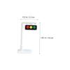 DECHOUS 10pcs Mini Traffic Barricade Signs for Bright Road Sign Models for Early Learning Safety Traffic Signal for Parent Interaction and Educational Play view 3