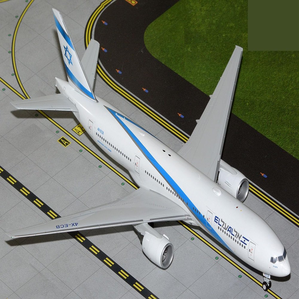 GeminiJets G2ELY1361 El Al Boeing 777-200ER 4X-ECB; Scale 1:200