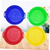 Abaodam 4pcs Sand Sieve Lightweight Plastic Beach Sand Sifter for Outdoor Play Safe Material Easy to Handle with Handle Design for Boys and view 4