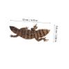 Abaodam Realistic Simulated Lizard Model Plastic Figurine Lightweight Desert Reptile Decor Educational Animal Model for Garden Display and Learning Gift view 2