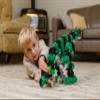 Lux Blox Dinosaur Building Set, Construction Toy, Educational STEM STEAM Building Blocks. for Boys&Girls, Ages 6+ Gift Ideas. Impresive Size, Design, Articulation and Motion (T-Rex Jungle) view 3