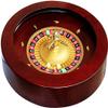 YXKJZHF Casino Turntable, 18in Red Mahogany Roulette Wheel Set with Double-Zero Layout, Casino Grade Precision Bearings view 1