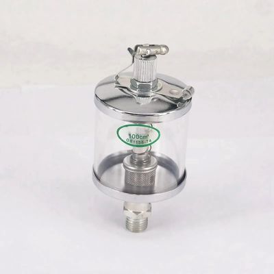 1pc M6 M8 M10 Drip Feed Oil Cup Lubricator 16ml with Sight Glass and Needle Valve for Engines Motors(M8x1 16ml)