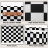 Ackutea Nursery Decor Storage Bins - Checkered Large Collapsible Rectangle Shelf Closet Organizer Baskets for Kids Dirty Clothes, Bedroom,Bathroom,Toy Bin,Gift Basket view 3