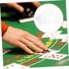 Vaguelly Multi Functional Transparent Poker Chip Box with Compartments Wear Resistant Storage Case for Household Chip and Accessories for and Small Item Organization view 3