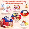 Baby Toys 6-12 Months - Infant Barn Toy with Stuffed Farm Animals, Rattle, Crinkle, Squeak, Mirror - Montessori Sensory Toys for 6 7 8 9 10 12 Month Old Babies, 1 Year Old Baby Boy Girl Gifts view 2