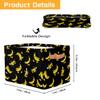 Ackutea Nursery Decor Storage Bins - Banana Large Collapsible Rectangle Shelf Closet Organizer Baskets for Kids Dirty Clothes, Bedroom,Bathroom,Toy Bin,Gift Basket view 2
