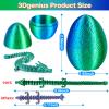 3Dgenius 4Pcs 3D Printed Dragon Eggs Mini Dragon Eggs with 8.86inch Dragon Inside 3D Printed Toys Dragon Toys for Kid & Adults, Easter Home Decor, 4Pack1 view 2