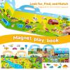3 Pack Magnetic Reusable Sticker Book for Kids Ages 3-6, Vehicles, Farmhouse Animal, Dinosaur, 3 Hot Topics magnet Activity Book for Boys Girls Road Trip Airplane Train Travel Toy Birthday Gifts view 2