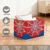 Ackutea Nursery Decor Storage Bins - Red Spider Web Large Collapsible Rectangle Shelf Closet Organizer Baskets for Kids Dirty Clothes, Bedroom,Bathroom,Toy Bin,Gift Basket view 2