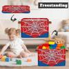 Ackutea Nursery Decor Storage Bins - Red Spider Web Large Collapsible Rectangle Shelf Closet Organizer Baskets for Kids Dirty Clothes, Bedroom,Bathroom,Toy Bin,Gift Basket view 3