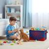 Ackutea Nursery Decor Storage Bins - Blue Spider Web Large Collapsible Rectangle Shelf Closet Organizer Baskets for Kids Dirty Clothes, Bedroom,Bathroom,Toy Bin,Gift Basket view 2