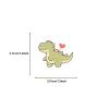 100 PCS Cute Dinosaur Stickers, Cartoon Small Dinosaur Stickers for Teens Adults, Waterproof Vinyl Dino Sticker for Water Bottle Laptop Party Favors Supplies (Dinosaurs) view 2
