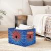 Ackutea Blue Spider Web Nursery Decor Storage Bins - Large Collapsible Rectangle Shelf Closet Organizer Baskets for Kids Dirty Clothes, Bedroom,Bathroom,Toy Bin,Gift Basket view 4