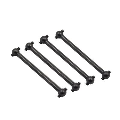 4Pcs Stainless Steel Dogbone for WLtoys A979 A949 A959 A969 K929 Himoto E18 RC Car Upgrade Parts(Black 4pcs)