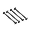 4Pcs Stainless Steel Dogbone for WLtoys A979 A949 A959 A969 K929 Himoto E18 RC Car Upgrade Parts(Black 4pcs) view 1