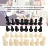 32PCS Magnetic International Chess Set Premium Plastic Chess Pieces with Strong Magnets for Indoor Outdoor Travel Game Family Fun view 3