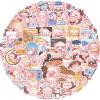 100 PCS Axolotl Stickers,Salamander Stickers for Teens Adults, Waterproof Vinyl Pink Animal Sticker for Water Bottle Laptop Pink Cartoon Reptile Party Favors Supplies (Axolotl) view 1