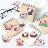 100 PCS Axolotl Stickers,Salamander Stickers for Teens Adults, Waterproof Vinyl Pink Animal Sticker for Water Bottle Laptop Pink Cartoon Reptile Party Favors Supplies (Axolotl) view 3
