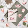 100 PCS Axolotl Stickers,Salamander Stickers for Teens Adults, Waterproof Vinyl Pink Animal Sticker for Water Bottle Laptop Pink Cartoon Reptile Party Favors Supplies (Axolotl) view 4