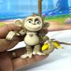 3D Printed Articulated Monkey Fidget Toy 2.75" Articulated Posable, 1 PC Hangable Monkey, Stands on Its Own for Fun Poses and Display -AM001-SMALL (Mocha) view 2