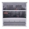 1:64 Parking Lot Display Car Garage Diorama Connector Scene Model,3 Tiers Parking Garage Dioramas Fits with Led Lighting & 17 Parking Spaces view 1