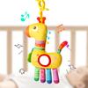 Cylazo Baby Hanging Toys, Plush Animal Stuffed Sensory Toys for Carseat Stroller Car Seat Crib Play Gym, Baby Toys for 0 3 6 9 12 Months, Baby Boys and Girls Gift (Giraffe) view 1
