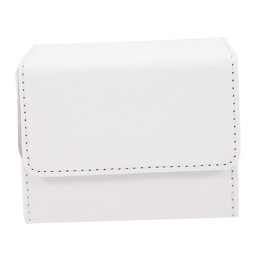 Abaodam Durable PU Leather Card Desk Box with Smooth Lining Portable Games Cards Storage Organizer for Poker Gift and Enthusiasts