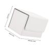 Abaodam Durable PU Leather Card Desk Box with Smooth Lining Portable Games Cards Storage Organizer for Poker Gift and Enthusiasts view 2