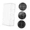 CIYODO Transparent Poker Chip Storage Box with Buckle Large Capacity Multi Compartment Holder for Secure Poker Chip Organization and Easy Carrying view 4