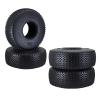 4pcs 1.9" Rubber Tire Wheel 118mm Tyre for 1/10 Rc Crawler Car Axial Scx10 Ii Iii 90046 Traxxas Trx4 Trx6 Rc4wd D90 Redcat MST view 2