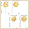 36 Pack Sun Cupcake Toppers, Sunny Cake Toppers, Fun Sun Cupcake Picks Cake Decoration for Summer Parties, Beach Events & Birthday Celebrations view 4