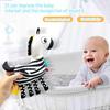 Cylazo Baby Hanging Toys, Plush Animal Stuffed Sensory Toys for Carseat Stroller Car Seat Crib Play Gym, Baby Toys for 0 3 6 9 12 Months, Baby Boys and Girls Gift (Zebra) view 3