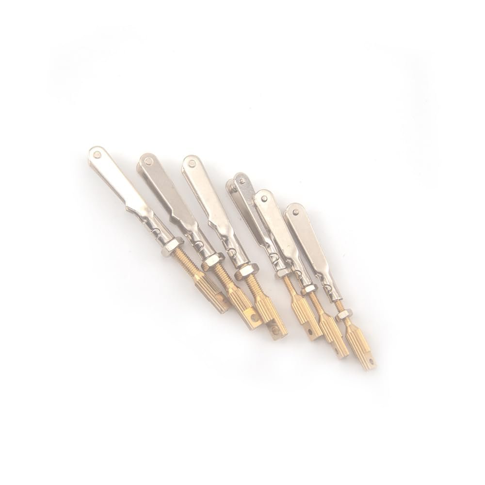 10Pcs M2/M3 Metal Clevis U-Clip Clamps for RC Airplane Models - Durable Iron Connectors with Brass Screws(10pcs M3)