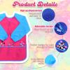 18Pcs Kids Art Smock, Waterproof Paint Smocks for Kids 3-5 with Long Sleeve 3 Pockets for Age 2-8 Years view 4