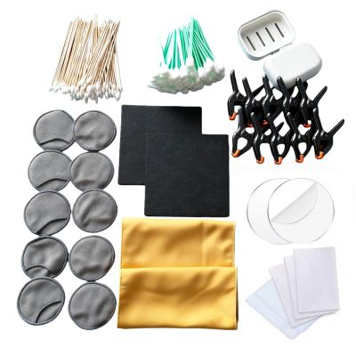 198 Pcs Trade Card Cleaning Care Kit, Card Care Accessory for Cards Restoration Repair Flattening Clean