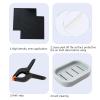 198 Pcs Trade Card Cleaning Care Kit, Card Care Accessory for Cards Restoration Repair Flattening Clean view 4